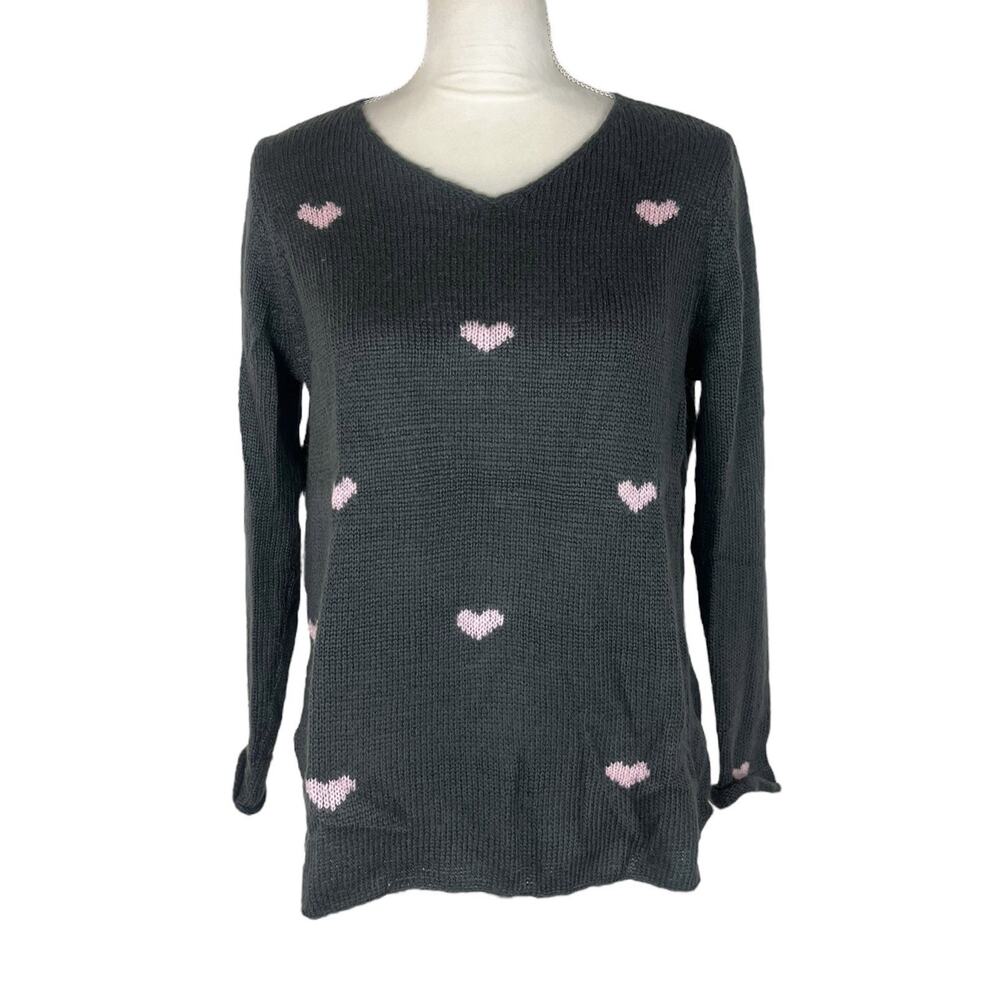 Wooden Ships Candy Hearts Mohair Wool Sweater Valentine Cozycore RARE Size XS